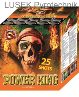 Kompaktní ohňostroj POWER KING 25ran, 48mm.