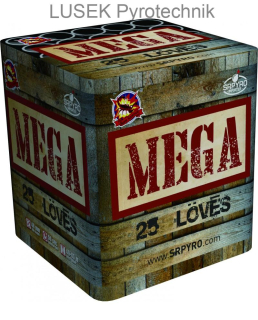 Kompaktní ohňostroj MEGA 25r 48mm