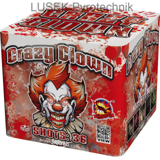 Kompaktní ohňostroj Crazy clown 36ran, 25mm
